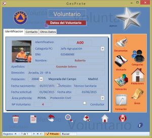 Ficha de Voluntario
